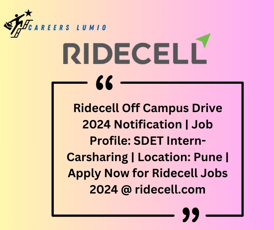 Ridecell Off Campus Drive 2024 Notification 