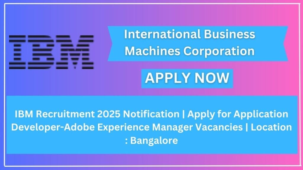 IBM Recruitment